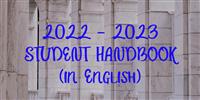 Student Handbook in English